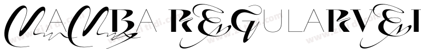 Mamba RegularVersion字体转换 Mamba RegularVersion字体转换